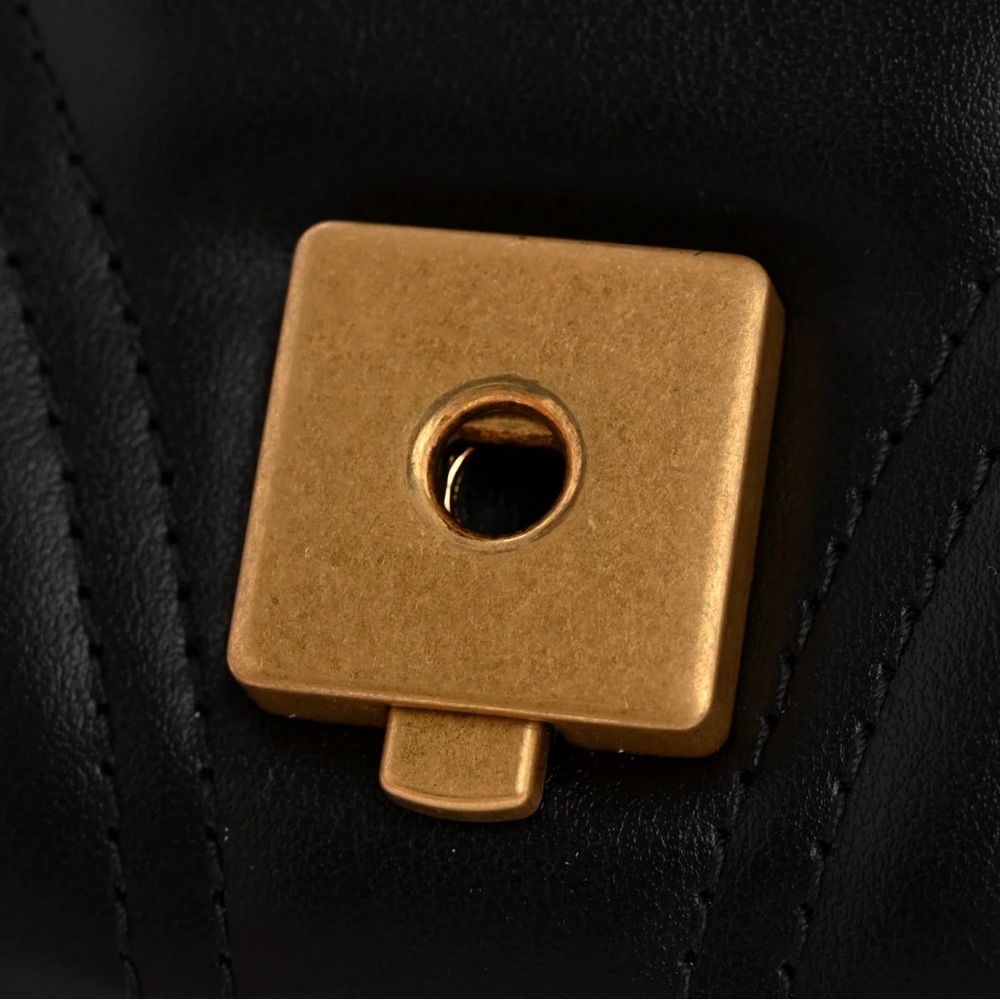NEW Gucci Matelasse Small Marmont Shoulder Bag - Picture 5 of 14